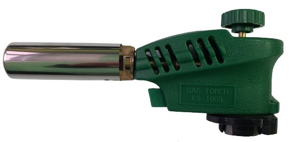 Горелка с пьезорозжигом зеленая (G-1005)