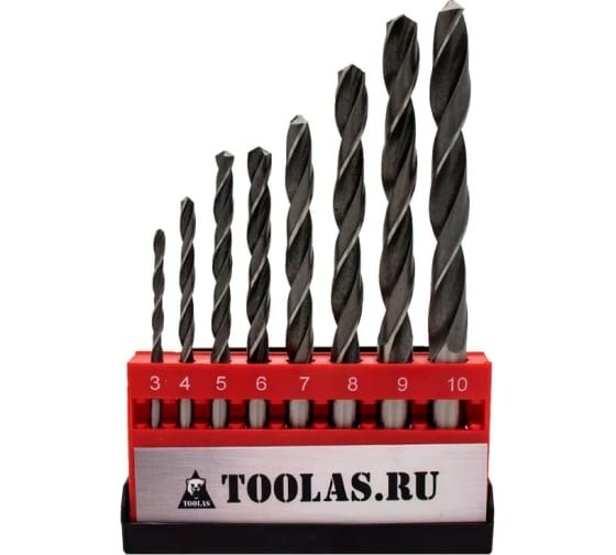 Набор сверел по дереву Toolas/Haisser 8 шт