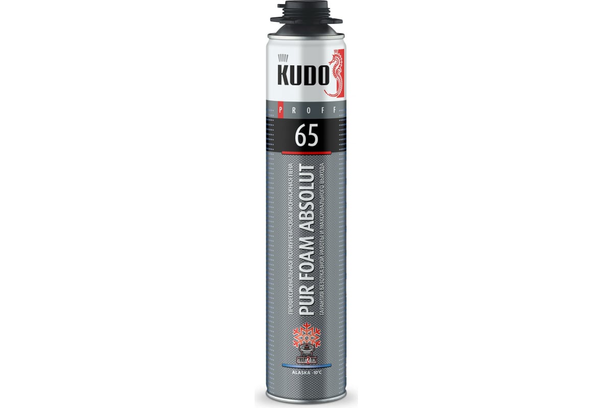 Пена монтажная профессионал KUDO PROFF 65 750 мл всесезонная