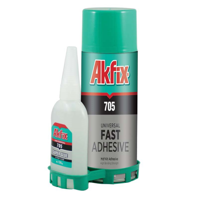 Комплект для склеивания МДФ Akfix 705 (В65+200мл)