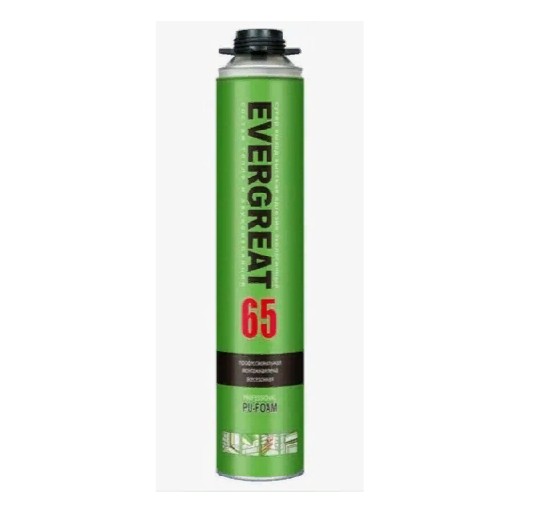Пена монтажная профессиональная всесезонная -30 750мл EVERGREAT Professional 65